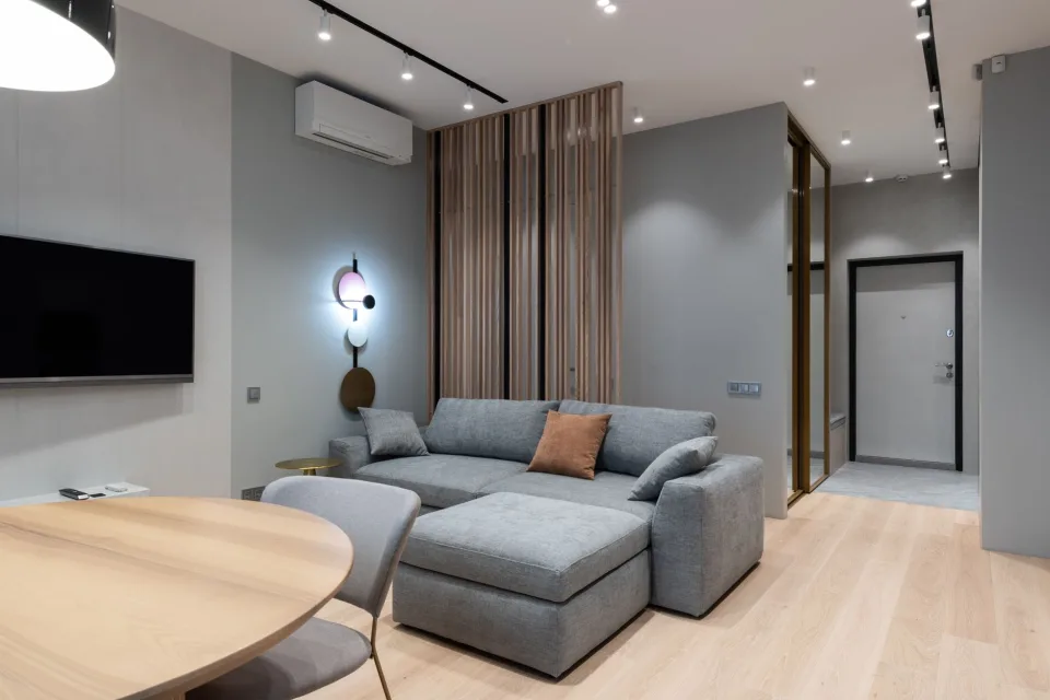 Tủ lạnh sau khi lắp tại nhà khách